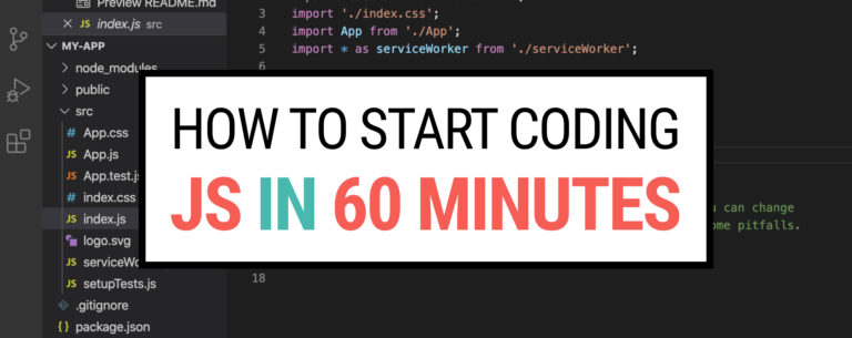 How to start coding JavaScript in 60 minutes